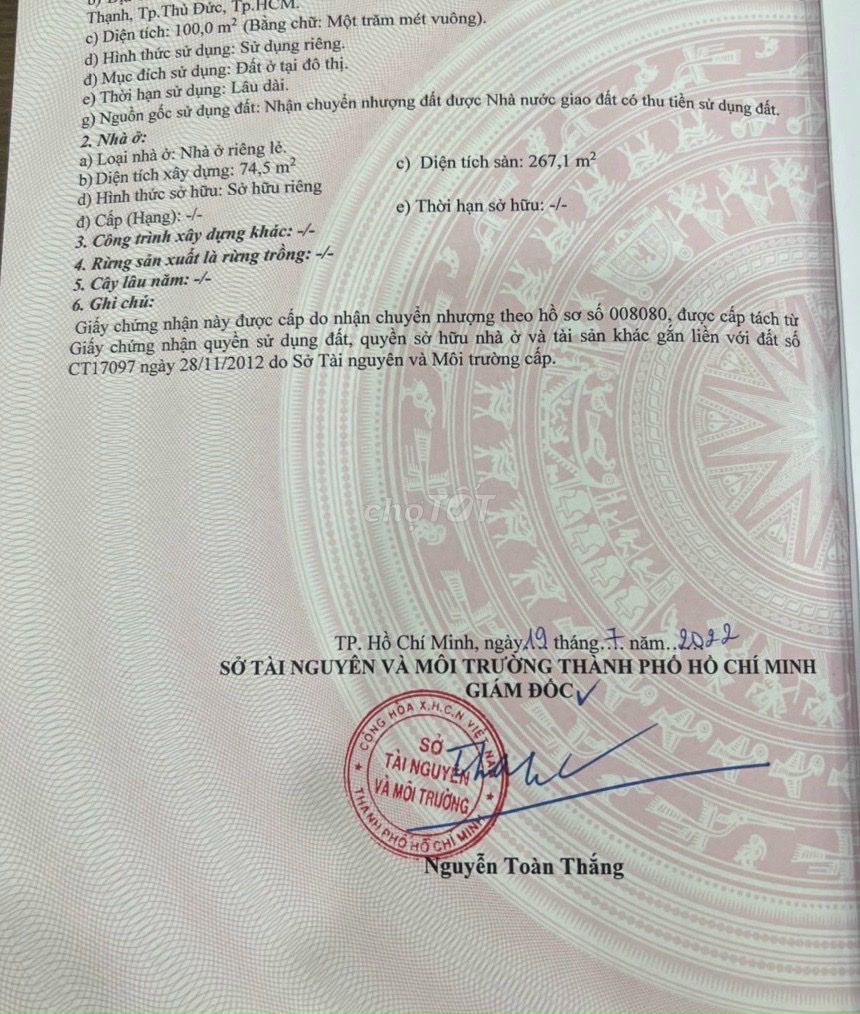 Nhà thực tế - Đã có sổ